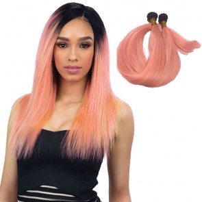 Remy Hair Extensions 8A grade Brazilian Hair 1B pink two Tone Ombre Straight Hair weave Products bundles 3 4pcslot for sale at humanbraidinghair.com