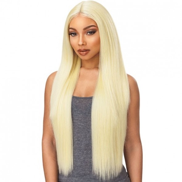 Lace Front Wigs Human Hair 613# Colored Straight Human Remy Hair 8A grade Brazilian Hair Wig for sale at humanbraidinghair.com