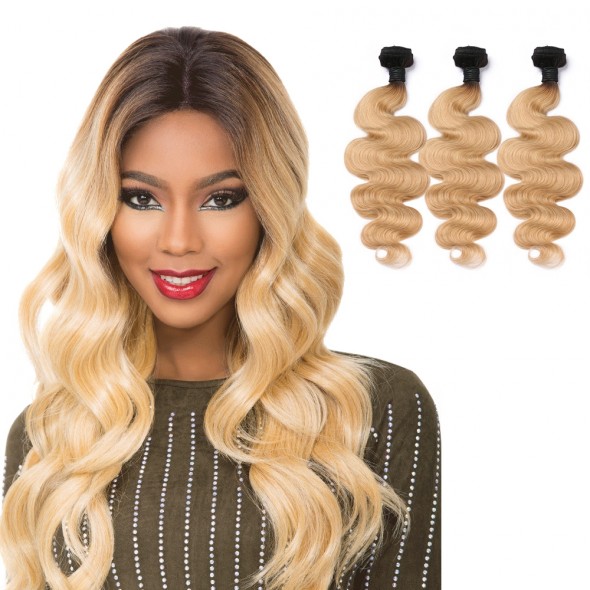 Best virgin remy hair 8A grade Brazilian Hair 1B 27 two Tone body wave Human Hair weave Products bundles 3 4pcslot for sale at humanbraidinghair.com