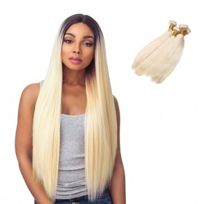 Buy Brazilian Remy Hair 8A grade Brazilian Hair Colored 613 Straight Hair weave Products bundles 3 4pcs/lot for sale at humanbraidinghair.com