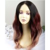 Best Wigs 1B 33 27 Colored Ombre Natural Wave Human Remy virgin Hair 11A grade Brazilian Hair Wig