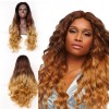 Cheap Wigs 1B 4 27 Colored Ombre Body Wave Human Remy virgin Hair 11A grade Brazilian Hair Wig