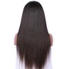 Long Wigs Natural Black Colored Yaki Straight Human Virgin Hair 11A grade Brazilian Hair Wig