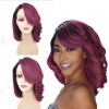 Ombre Wigs 1B Wine Red Colored Loose Wave Human Remy virgin Hair 11A grade Brazilian Hair Wig