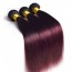 Best Hair Extensions 8A grade Brazilian Hair 1B 99J two Tone Ombre Straight Hair weave Products bundles 3 4pcs/lot for sale at humanbraidinghair.com