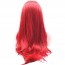 Best Lace Wigs Red Colored Straight Human Remy Hair 8A grade Brazilian Hair Wig for sale at humanbraidinghair.com