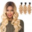 Best virgin remy hair 8A grade Brazilian Hair 1B 27 two Tone body wave Human Hair weave Products bundles 3 4pcslot for sale at humanbraidinghair.com