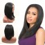 cheap wigs for sale #1B Colored Straight Human Remy Hair 8A grade Brazilian Hair Wig for sale at humanbraidinghair.com