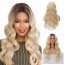 Full Lace Wigs 1B 613 Colored Ombre Body Wave Human Remy Hair 8A grade Brazilian Hair Wig for sale at humanbraidinghair.com