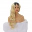 Full Lace Wigs 1B 613 Colored Ombre Body Wave Human Remy Hair 8A grade Brazilian Hair Wig for sale at humanbraidinghair.com
