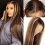 Lace Front Wigs Hightlight 4/27 Full Lace Human Hair Frontal Ss Wig 150% Density Silky Soft Thick Lace Front Wigs For Black Women