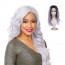 Lace Wig 1B SilverGrey Colored Ombre Body Wave Human Remy Hair 8A grade Brazilian Hair Wig for sale at humanbraidinghair.com