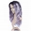 Lace Wig 1B Silver/Grey Colored Ombre Body Wave Human Remy Hair 8A grade Brazilian Hair Wig for sale at humanbraidinghair.com