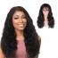 Wig Cap Natural Black Colored Body Wave Human Remy Hair 8A grade Brazilian Hair Wig for sale at humanbraidinghair.com